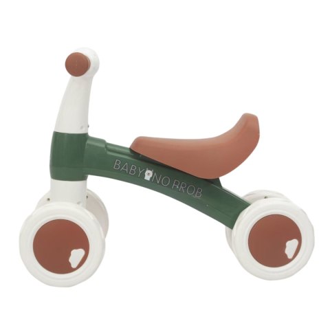 WOOPIE Rowerek Biegowy Zielony Jeździk Czterokołowy