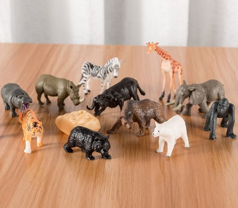 WOOPIE Zestaw Figurki Dzikie Zwierzęta 16 szt. WOOPIE Zestaw Figurki Dzikie Zwierzęta 16 szt.