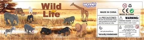 WOOPIE Zestaw Figurki Dzikie Zwierzęta 16 szt. WOOPIE Zestaw Figurki Dzikie Zwierzęta 16 szt.