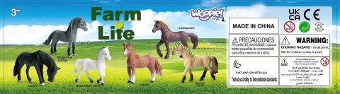 WOOPIE Zestaw Figurki Konie 16 szt. WOOPIE Zestaw Figurki Konie 16 szt.