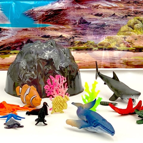 WOOPIE Zestaw Figurki Zwierzeta Morskie 33 el. WOOPIE Zestaw Figurki Zwierzeta Morskie 33 el.