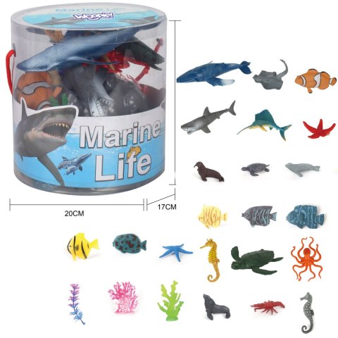 WOOPIE Zestaw Figurki Zwierzeta Morskie 33 el. WOOPIE Zestaw Figurki Zwierzeta Morskie 33 el.