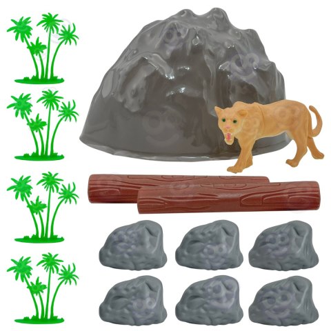 WOOPIE Zestaw Figurki Zwierzęta Safari 34 szt. WOOPIE Zestaw Figurki Zwierzęta Safari 34 szt.