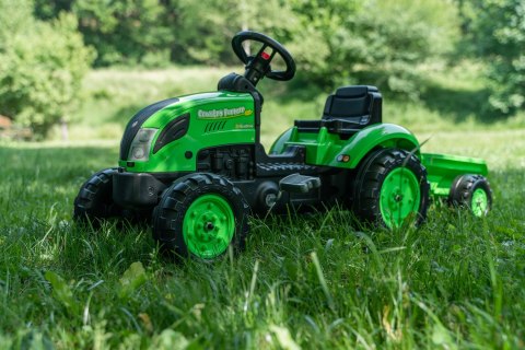FALK Country Farmer Traktorek na Pedały z Przyczepką Zielony 2-5 lat FALK Country Farmer Traktorek na Pedały z Przyczepką Zielony 2-5 lat