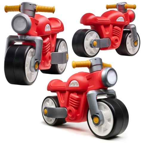 FALK Jeździk Biegowy Ciche Koła Motor Prem1er Retro Czerwony 1+ FALK Jeździk Biegowy Ciche Koła Motor Prem1er Retro Czerwony 1+