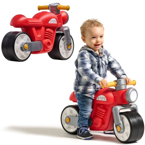 FALK Jeździk Biegowy Ciche Koła Motor Prem1er Retro Czerwony 1+ FALK Jeździk Biegowy Ciche Koła Motor Prem1er Retro Czerwony 1+