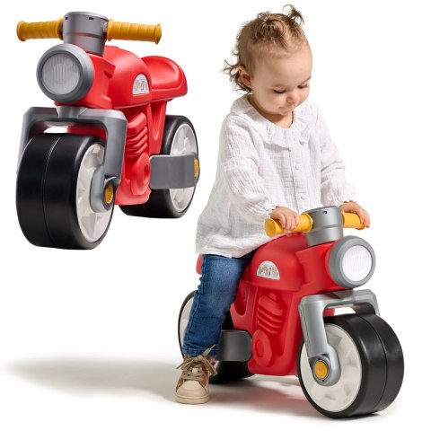 FALK Jeździk Biegowy Ciche Koła Motor Prem1er Retro Czerwony 1+ FALK Jeździk Biegowy Ciche Koła Motor Prem1er Retro Czerwony 1+