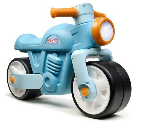 FALK Jeździk Biegowy Ciche Koła Motor Prem1er Retro Niebieski 1+ FALK Jeździk Biegowy Ciche Koła Motor Prem1er Retro Niebieski 1+