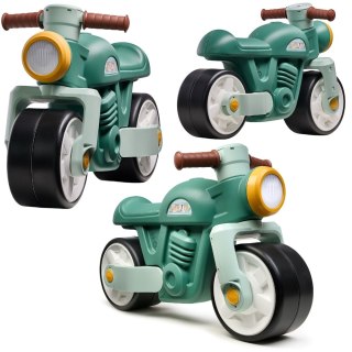 FALK Jeździk Biegowy Ciche Koła Motor Prem1er Retro Zielony 12+