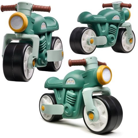 FALK Jeździk Biegowy Ciche Koła Motor Prem1er Retro Zielony 12+ FALK Jeździk Biegowy Ciche Koła Motor Prem1er Retro Zielony 12+