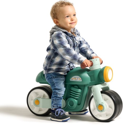 FALK Jeździk Biegowy Ciche Koła Motor Prem1er Retro Zielony 12+ FALK Jeździk Biegowy Ciche Koła Motor Prem1er Retro Zielony 12+