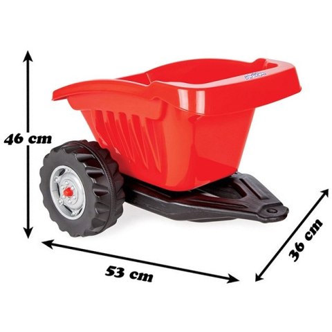 WOOPIE Przyczepka Wywrotka ACTIVE TRAILER Czerwona 35 kg