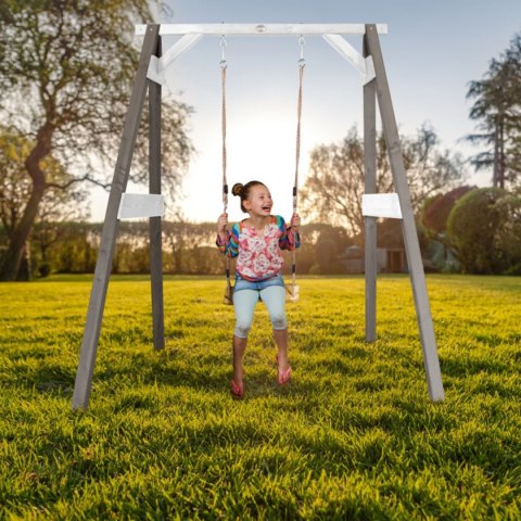 AXI Drewniana Huśtawka z Siedziskiem Szary Plac Zabaw AXI Drewniana Huśtawka z Siedziskiem Szary Plac Zabaw