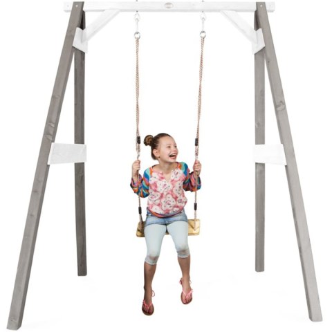 AXI Drewniana Huśtawka z Siedziskiem Szary Plac Zabaw AXI Drewniana Huśtawka z Siedziskiem Szary Plac Zabaw