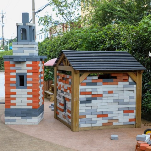 CLASSIC WORLD EDU Mega Klocki Konstrukcyjne Cegiełki EVA Miękkie do Budowania 55 szt. CLASSIC WORLD EDU Mega Klocki Konstrukcyjne Cegiełki EVA Miękkie do Budowania 55 szt.