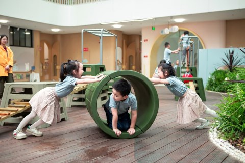 CLASSIC WORLD EDU Tor Przeszkód XXL Plac Zabaw Motoryczny Multi-Sprawnościowy