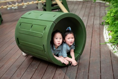 CLASSIC WORLD EDU Tor Przeszkód XXL Plac Zabaw Motoryczny Multi-Sprawnościowy