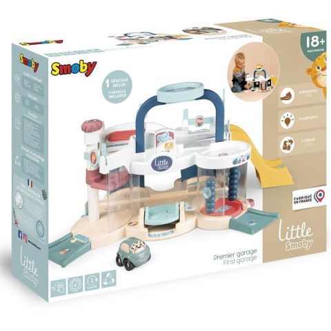 SMOBY Little Mój Pierwszy Garaż Samochodzik Vroom Planet SMOBY Little Mój Pierwszy Garaż Samochodzik Vroom Planet