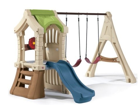 STEP2 Wieża z Huśtawkami Plac Zabaw zjeżdżalnia