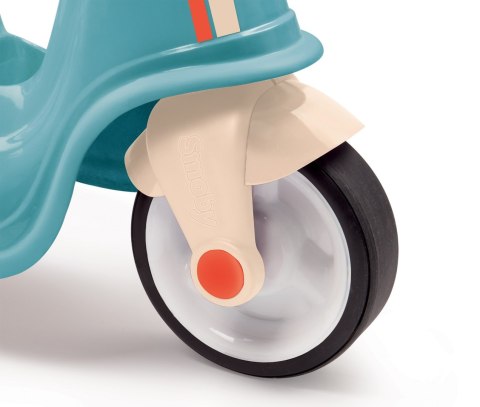 Smoby Niebieski jeździk skuter Retro Ciche koła Scooter Smoby Niebieski jeździk skuter Retro Ciche koła Scooter