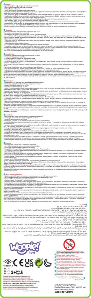 WOOPIE Plac Zabaw Zamek 3w1 Huśtawka Zjeżdżalnia 166 cm