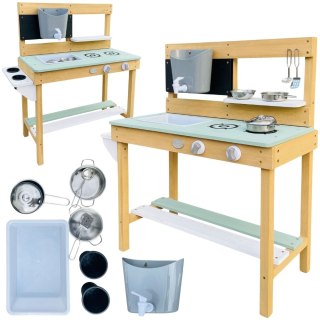 AXI Duża Drewniana Kuchnia Zabawa Woda i Piaskiem