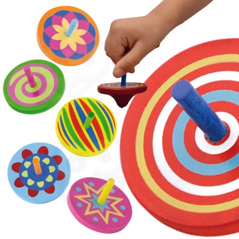 VIGA Kolorowy Bączek drewniany 1szt VIGA Kolorowy Bączek drewniany 1szt