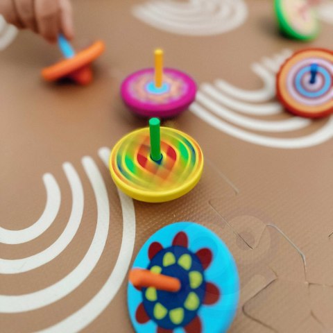 VIGA Kolorowy Bączek drewniany 1szt VIGA Kolorowy Bączek drewniany 1szt