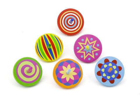 VIGA Kolorowy Bączek drewniany 1szt VIGA Kolorowy Bączek drewniany 1szt