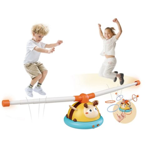 WOOPIE Gra Zręcznościowa Skakanka Automatyczna 2w1 Rzut do Celu Pszczółka