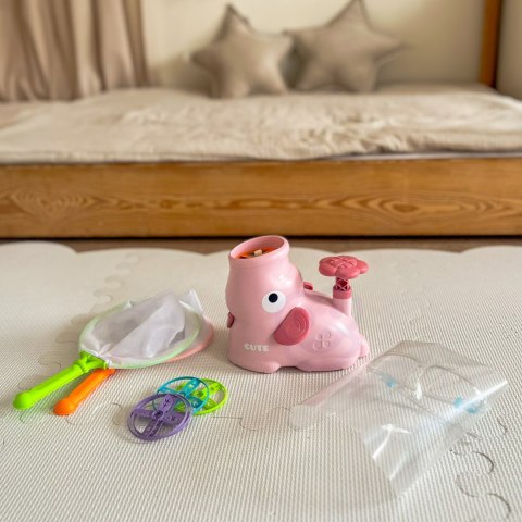 WOOPIE Gra Zręcznościowa Złap Frisbee Wyrzutnia Dysków