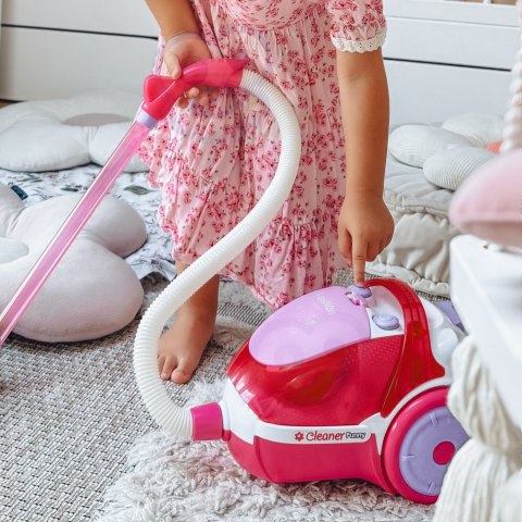 WOOPIE Odkurzacz dla Dzieci z Funkcją Wciągania Różowy
