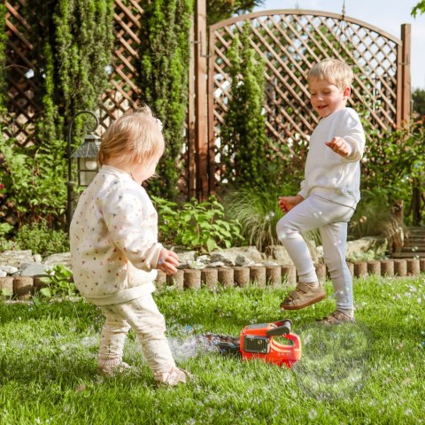 WOOPIE Piła Łańcuchowa - Pistolet do Robienia Baniek Mydlanych