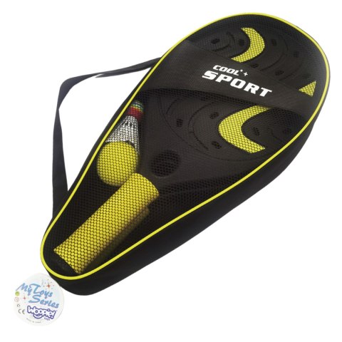 WOOPIE Rakieta z Piłką Piankową i Lotką- Zestaw Plażowo Ogrodowy WOOPIE Rakieta z Piłką Piankową i Lotką- Zestaw Plażowo Ogrodowy