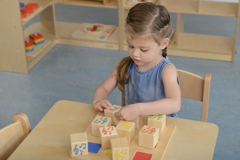 MASTERKIDZ Drewniany Sorter Sensoryczny Łączenie Dźwięków Montessori