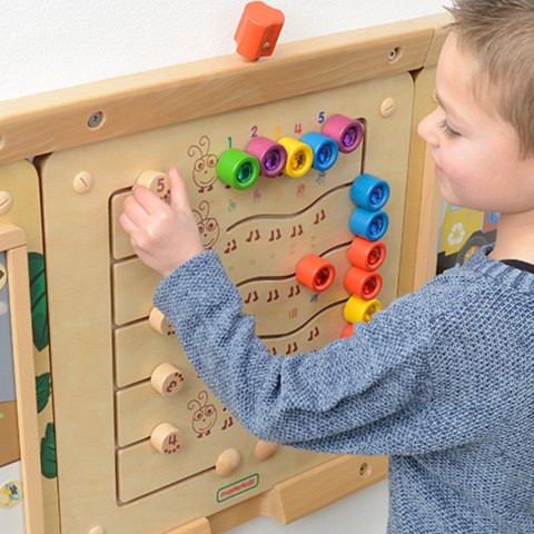 MASTERKIDZ Kolorowe Gąsieniczki Nauka Liczb i Ilości - Tablica Ścienna Edukacyjna Montessori MASTERKIDZ Kolorowe Gąsieniczki Nauka Liczb i Ilości - Tablica Ścienna Edukacyjna Montessori