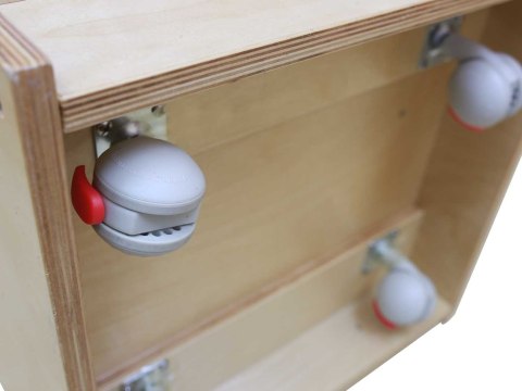 MASTERKIDZ Szafeczka Do Przechowywania Tabliczek Edukacyjnych I Gier 10 Sztuk Kółka