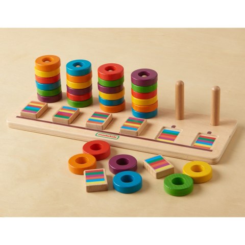 MASTERKIDZ Układanka Nauka Liczenia i Kolorów Sorter Montessori MASTERKIDZ Układanka Nauka Liczenia i Kolorów Sorter Montessori