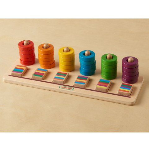 MASTERKIDZ Układanka Nauka Liczenia i Kolorów Sorter Montessori MASTERKIDZ Układanka Nauka Liczenia i Kolorów Sorter Montessori