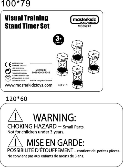 MASTERKIDZ Zestaw Klepsydr - Nauka O Czasie MASTERKIDZ Zestaw Klepsydr - Nauka O Czasie