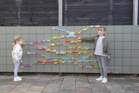 MASTERKIDZ Zestaw Konstrukcyjny Tor dla Piłek do Tablica STEM 63 el. MASTERKIDZ Zestaw Konstrukcyjny Tor dla Piłek do Tablica STEM 63 el.