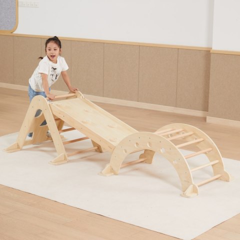 VIGA Drewniana Zjeżdżalnia Prosta Ścianka Wspinaczkowa VIGA Drewniana Zjeżdżalnia Prosta Ścianka Wspinaczkowa