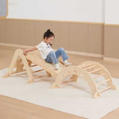 VIGA Drewniana Zjeżdżalnia Prosta Ścianka Wspinaczkowa VIGA Drewniana Zjeżdżalnia Prosta Ścianka Wspinaczkowa