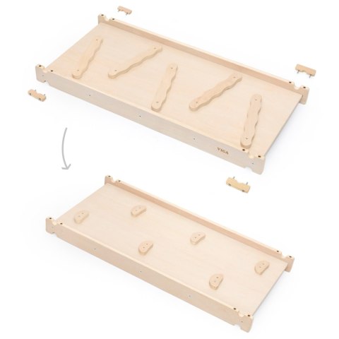 VIGA Drewniana Zjeżdżalnia Prosta Ścianka Wspinaczkowa VIGA Drewniana Zjeżdżalnia Prosta Ścianka Wspinaczkowa