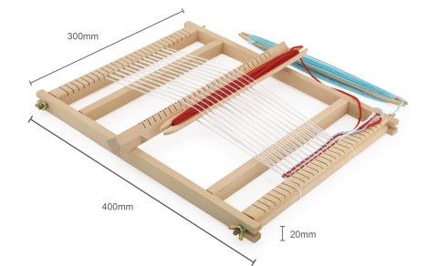VIGA Drewniane Krosno Warsztat Tkacki Zestaw do tkania Montessori VIGA Drewniane Krosno Warsztat Tkacki Zestaw do tkania Montessori