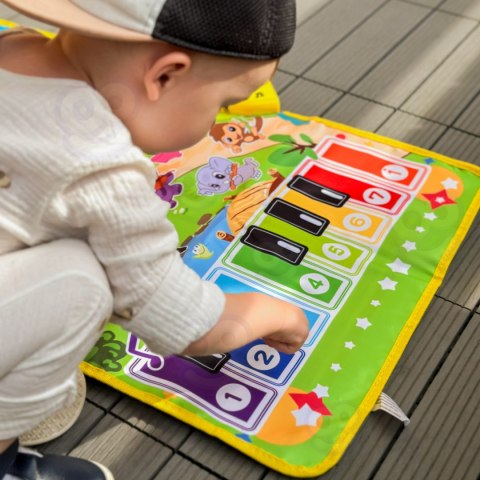 WOOPIE Mata Muzyczna Zwierzątka Interaktywne Pianino I Perkusja 2w1 WOOPIE Mata Muzyczna Zwierzątka Interaktywne Pianino I Perkusja 2w1