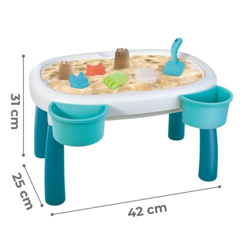 WOOPIE Stolik Wodny 2w1 Piaskownica 7 el.