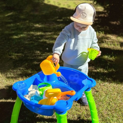 WOOPIE Stolik Wodny 2w1 Piaskownica 9 akc.