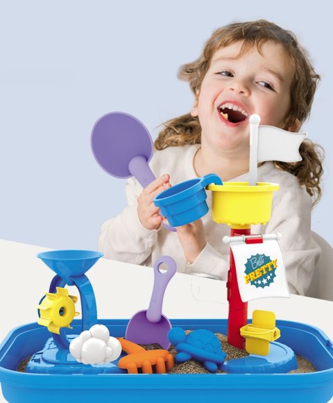 WOOPIE Stolik Wodny 2w1 Piaskownica Statek Piracki 6 akc. WOOPIE Stolik Wodny 2w1 Piaskownica Statek Piracki 6 akc.