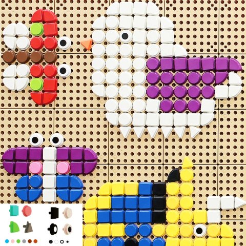 MASTERKIDZ Geometryczne Elementy Tablic 256 szt MASTERKIDZ Geometryczne Elementy Tablic 256 szt